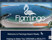 Tablet Screenshot of flamingobeachrealty.com